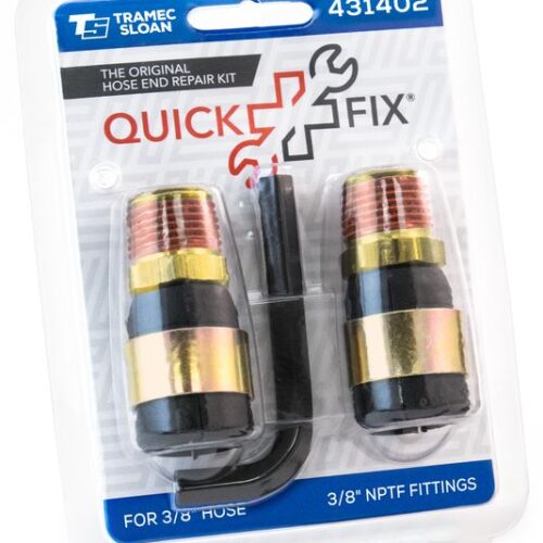 Quick-Fix Kit, for 3/8″ Hose With 3/8″ Fittings, Display Refill
