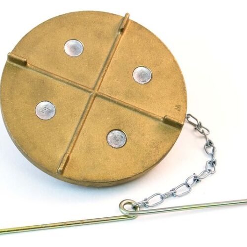4-1/4″ Brass Fuel Cap, Non-Vented