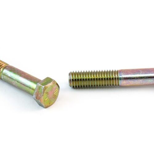 Bolt, Hex Cap Screw, 9/16 x 3-1/4 UNC, Grade 8, Yellow Zinc, Pkg 25