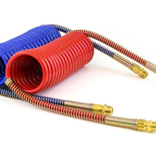 Coiled Air, 15′, Set, 12″ Leads, 1/2″ NPT, Bulk