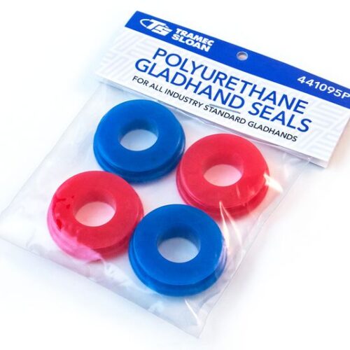 Polyurethane Gladhand Seal, 4 Pack (2 Red, 2 Blue)