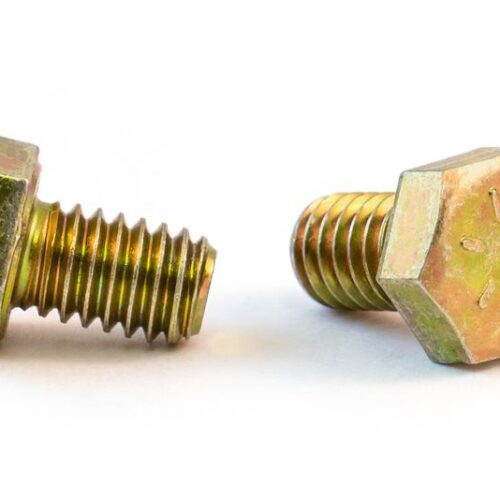 Bolt, Hex Cap Screw, 5/16 x 1 UNC, Grade 8, Yellow Zinc, Pkg 100