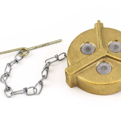 2″ Brass Fuel Cap, Vented