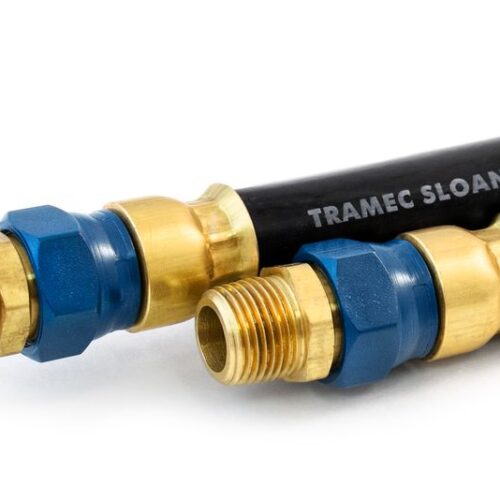 3/8″ MAXXDuty Hose Assembly, 28″, 3/8″ 2 Swivel, Black