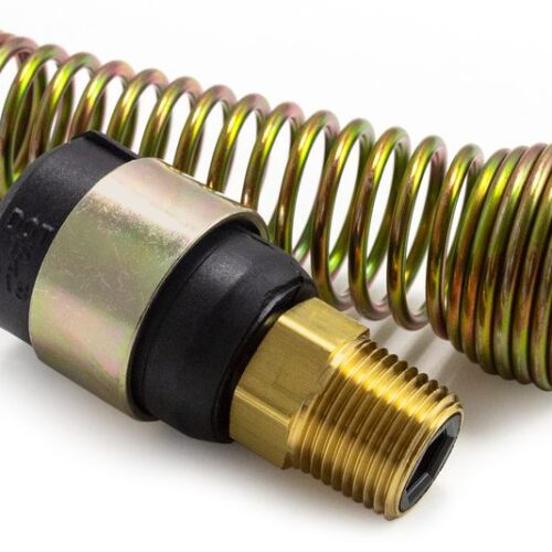 Quick-Fix Kit, For 3/8″ Hose with 3/8″ Fitting, Spring Guard, Brass Barb