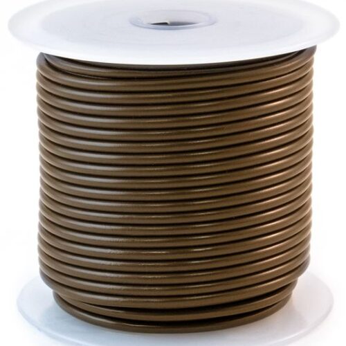 Primary Wire, 1 COND, AWG 14, Brown, 100′