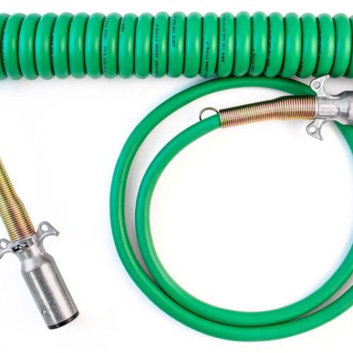 ABS Cable with Zinc Plugs – 15ft Coiled w/ 12″ & 72″ Leads