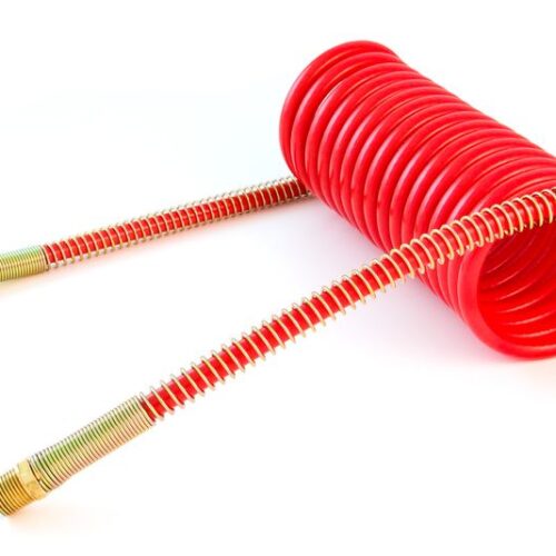 MAXXValue Coiled Air, 15′, Red, 12″ Leads, 1/2″ NPT