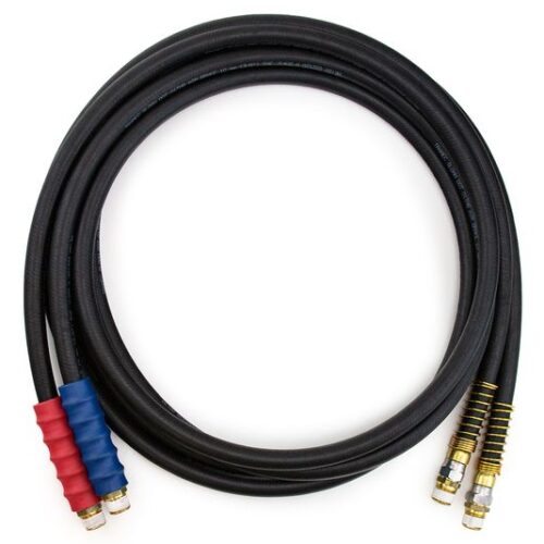 3/8″ Black Jumper Hose, 20′, SureGrip Set