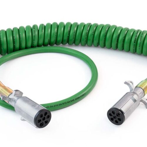 ABS Cable with Zinc Plugs – 15ft Coiled w/ 12″ & 48″ Leads