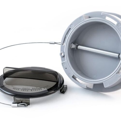 4″ Round Document Holder with Twist-Lock Lid