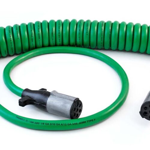 Sonogrip ABS Cable – 15ft, Coiled, 12″ & 48″ Leads, Straight Zinc Plugs