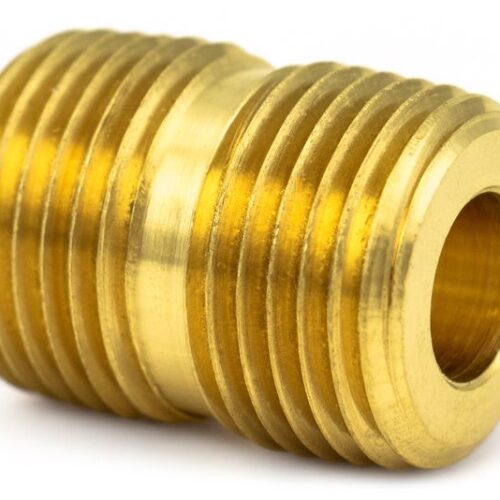 Heavy Brass Nipple for Swivel Mounts, 1.12″