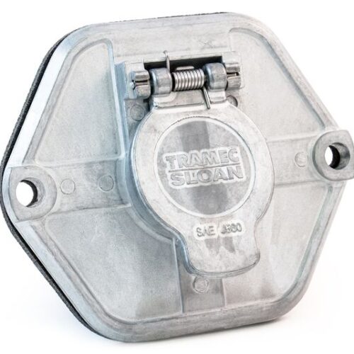 7-Way Zinc Receptacle, Split Pin, 30A Circuit Breakers