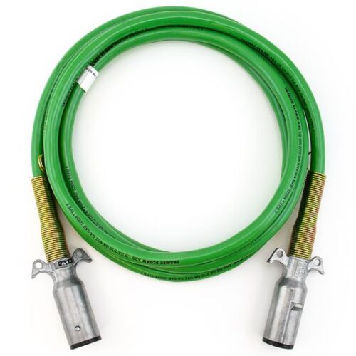 Cable, ABS, Strt, 7-Way, ABS Green, 15′