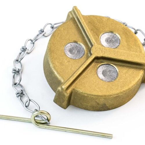 2″ Brass Fuel Cap, Non-Vented