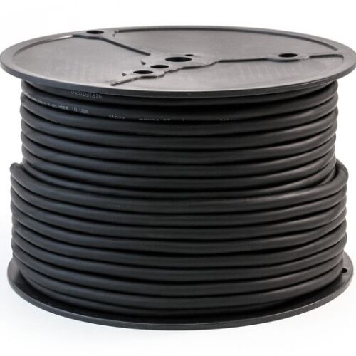 Portable Power Cable, 3 COND, 14 GA, Black, 250′