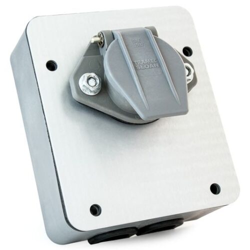 Smart Box Recessed Mount Box & Split Pin Receptacle