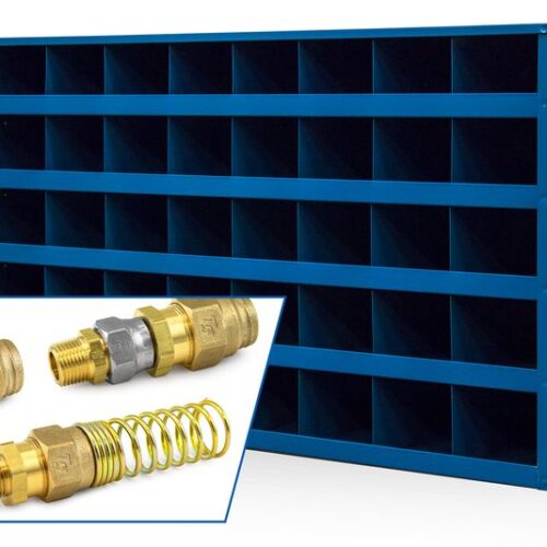 Reusable Brass Fitting Bin Assortment