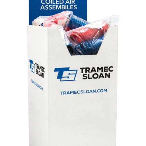 Coiled Air Display Box, 15′ Assemblies with 40″ Lead