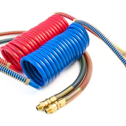 Coiled Air, 15′, SET, 12″ & 40″ LEADS, 1/2″ SWIVEL NPT & 1/2″ NPT