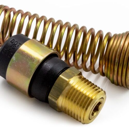 Quick-Fix Kit, For 3/8″ Hose with 1/2″ Fitting, Spring Guard, Brass Barb