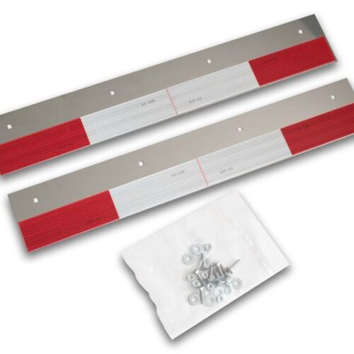 Flap Plate, Stainless Steel, Upper with Reflective Tape