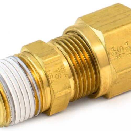 Male Connector, 3/8″x3/8″, Vibraseal, Carton Pack