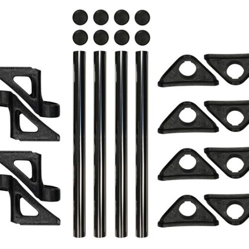 X-Flex Multi-Mount End Mounts, Premium Quick Pick Set, Stainless Steel