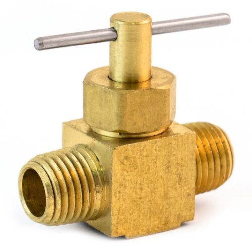 Male Pipe to Male Pipe Needle Valve, 1/4″
