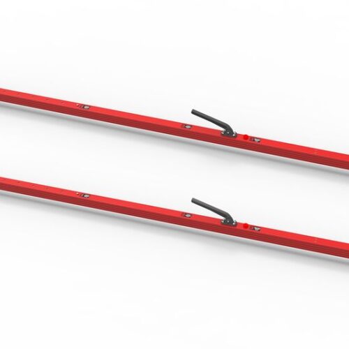 SL-30 Cargo Bar, 84″-114″, Articulating Feet, Red, Pack of 2