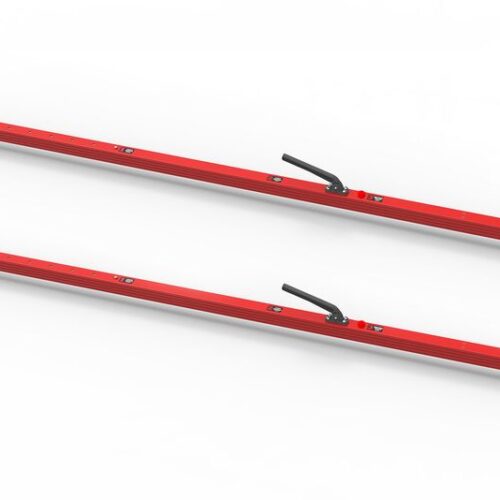 SL-30 Cargo Bar, 84″-114″, Fixed and F-track Ends, Red, Pack of 2