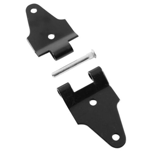 Center Hinge for 2″ Rollers, Black E-Coat, Unassembled