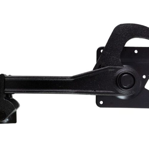 Lock Assembly for 2″ Roller Doors, Black E-Coat