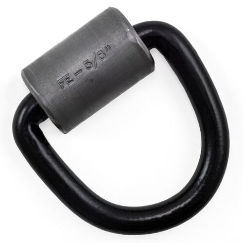 Tie Down D-Ring with Cast Weld-on Clip, 5/8″, 3″ x 3″ I.D.