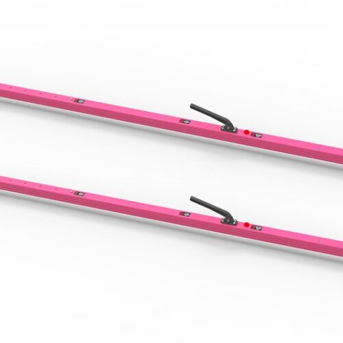 SL-30 Cargo Bar, 84″-114″, E-track Ends, Pink, Pack of 2