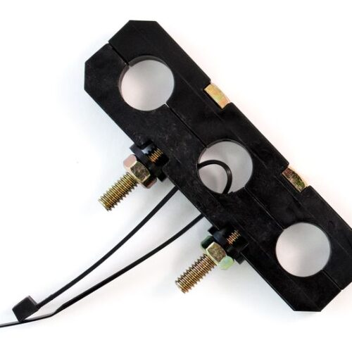 3-Hole Air Hose Clamp, Hex-Bolt with Tie for 3/8″ I.D. Hose and Cable