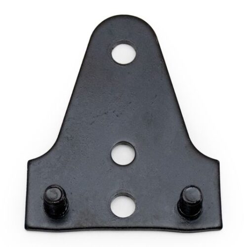 Bottom Roller Stud Plate  for 2″ Rollers, 2 Stud, Black E-Coat