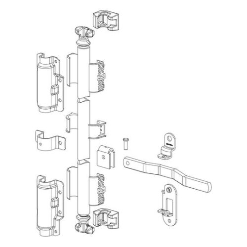 Lock Rod Set, Miner Style