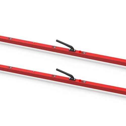 SL-20 Cargo Bar, 69″-96″, Articulating Feet, Red, Pack of 2