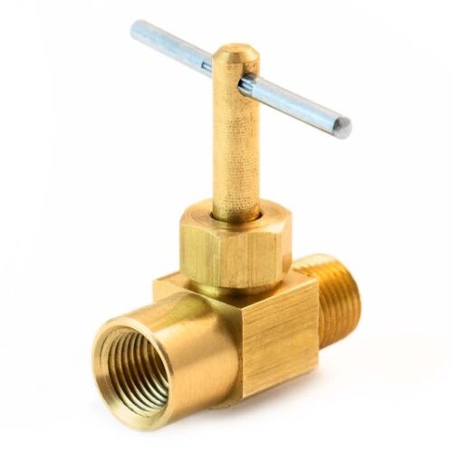 Female Pipe to Male Pipe Needle Valve, 1/4″