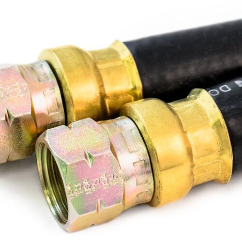 1/2″ 45 Female Flare Hose Assembly, 55″, Black