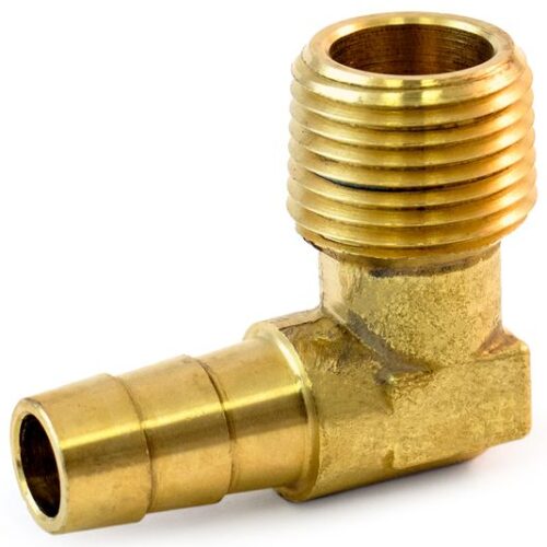 90-Degree Hose Barb Elbow, 1/4″x1/8″