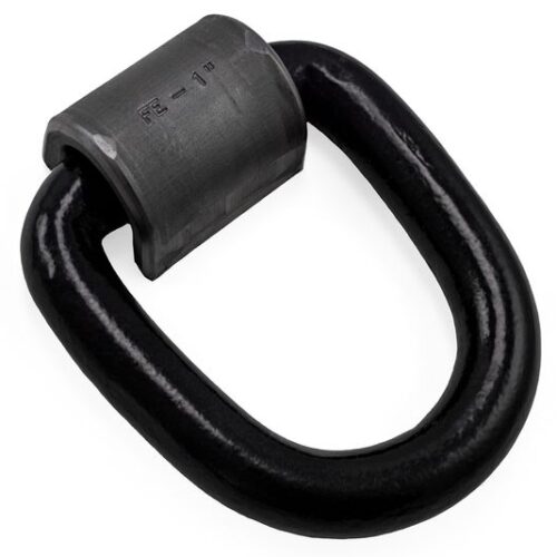 Tie Down D-Ring with Cast Weld-on Clip, 1″, 3″ x 4″