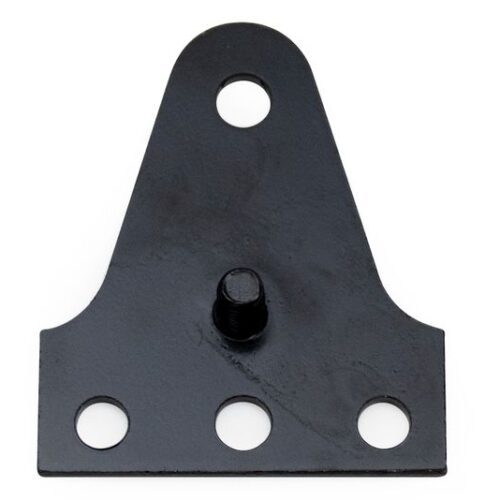 Bottom Roller Stud Plate  for 2″ Rollers, 1 Stud, Black E-Coat