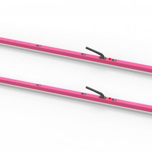 SL-30 Cargo Bar, 84″-114″, Fixed and F-track Ends, Pink, Pack of 2