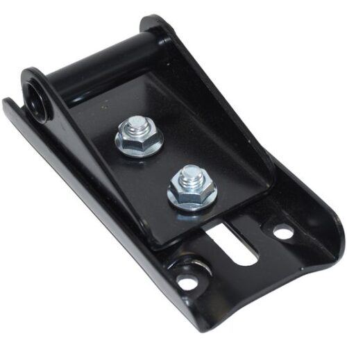 Top Closure Plate & Slide for 2″ Rollers, Black E-Coat/Powder Coat