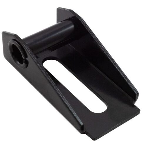 Top Fixture Bracket Slide for 1″ Rollers, Black E-Coat