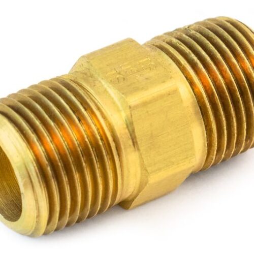 Brass Hex Nipples, 1/2″, Carton Pack