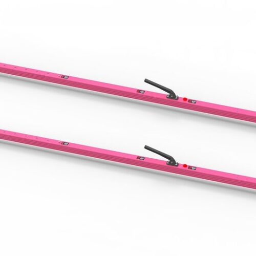 SL-30 Cargo Bar, 84″-114″, Articulating and F-track Ends, Pink, Pack of 2